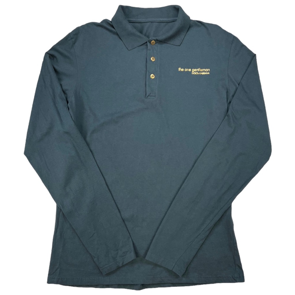 Dolce & Gabanna The Gentleman Cologne Promo Long Sleeve Polo Shirt L/XL